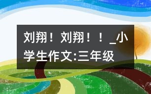 劉翔！劉翔??！_小學(xué)生作文:三年級(jí)