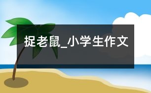 捉老鼠_小學生作文