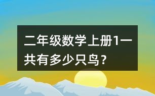 二年級(jí)數(shù)學(xué)上冊(cè)（1）一共有多少只鳥(niǎo)？