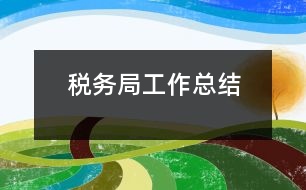 稅務局工作總結(jié)