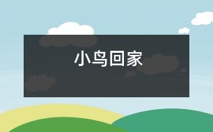 小鳥(niǎo)回家