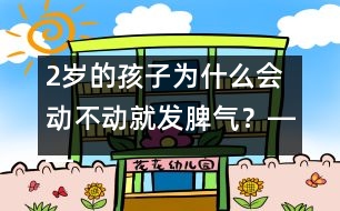 2歲的孩子為什么會動不動就發(fā)脾氣？――曹子芳回答